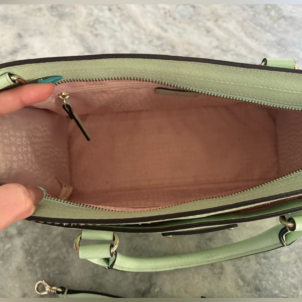 Kate Spade Mint Leather Satchel - Picture 3 of 5
